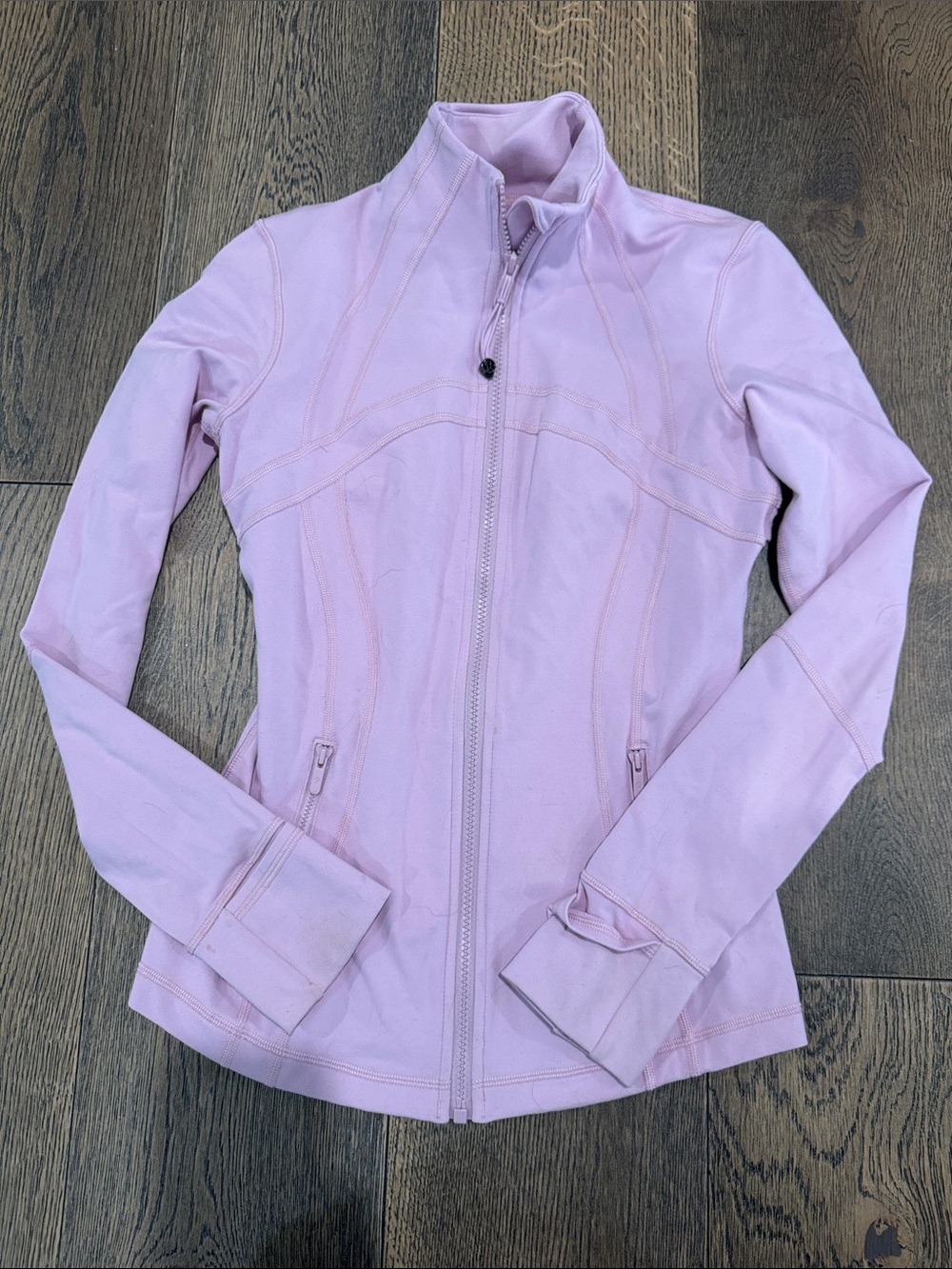 lululemon athletica Pale Pink Full-Zip Athletic Jacket
